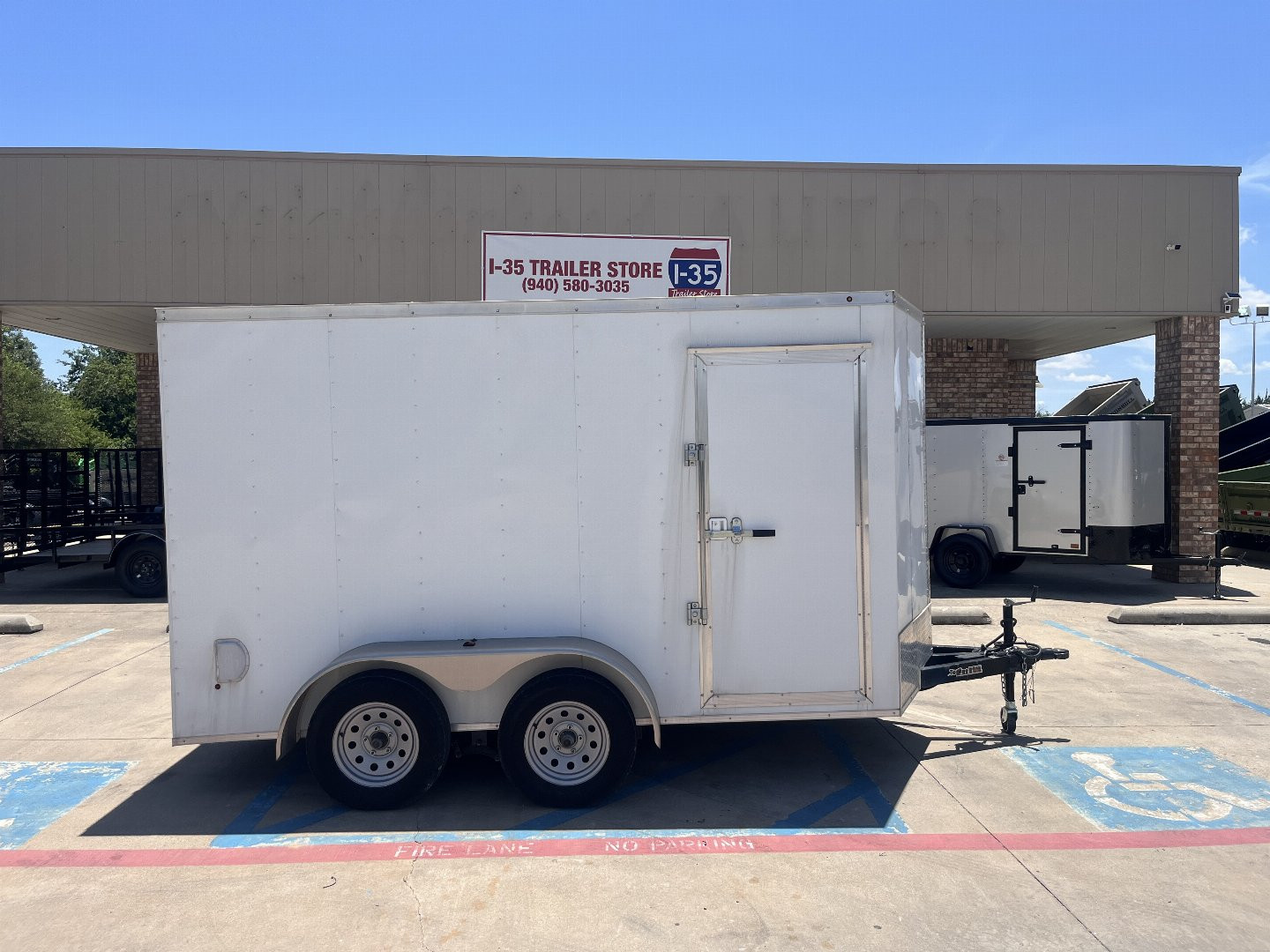 Used 2021 Salvation Trailers 6x12 Tandem axle Cargo / Enclosed Trailer
