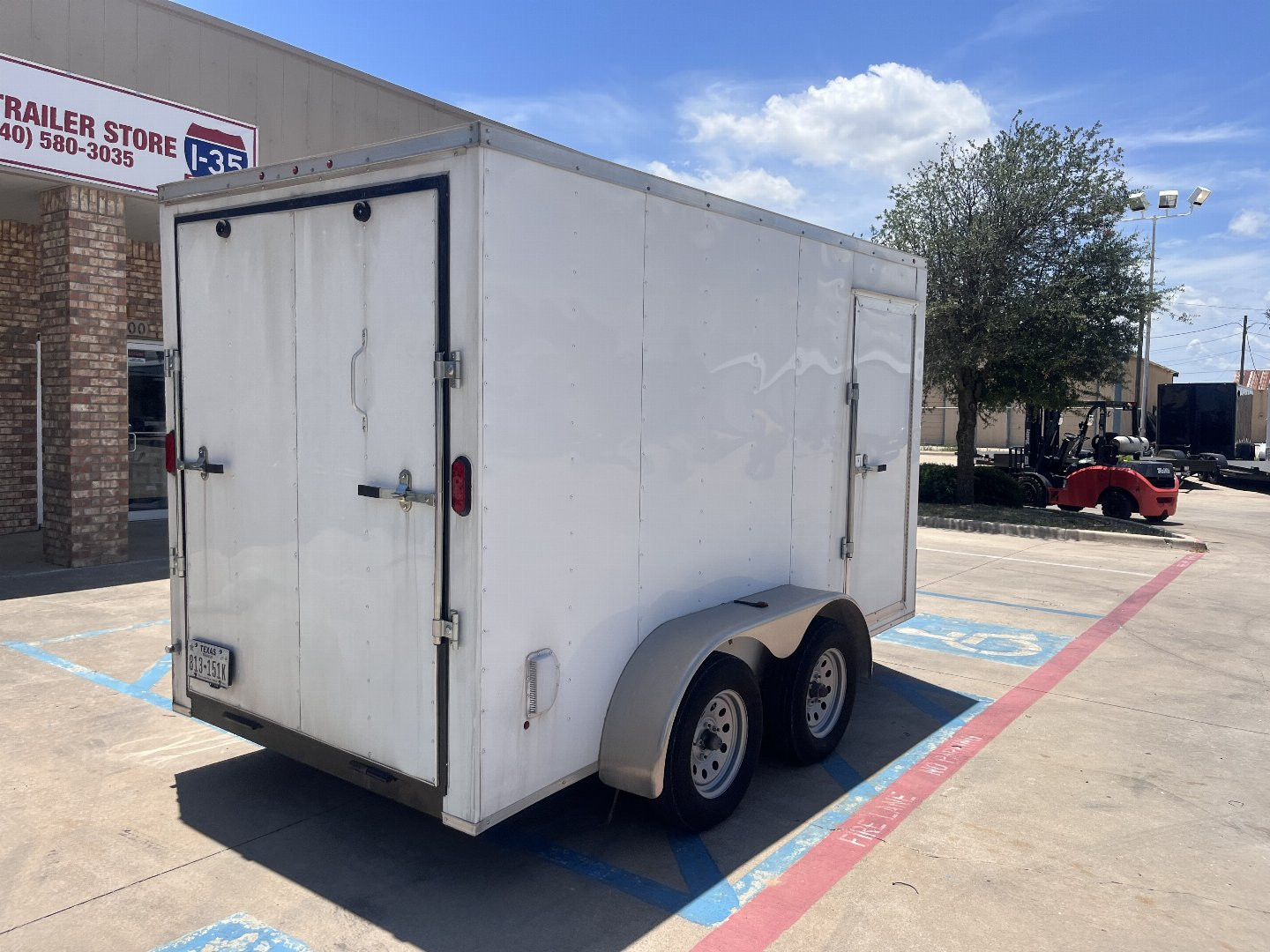 Used 2021 Salvation Trailers 6x12 Tandem axle Cargo / Enclosed Trailer