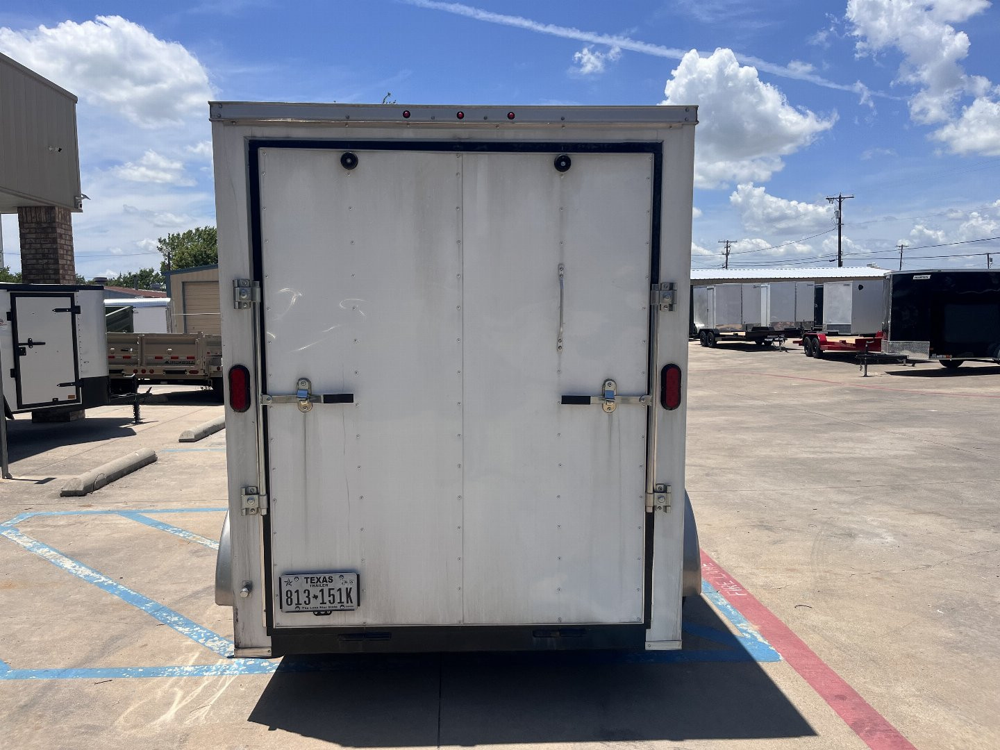 Used 2021 Salvation Trailers 6x12 Tandem axle Cargo / Enclosed Trailer