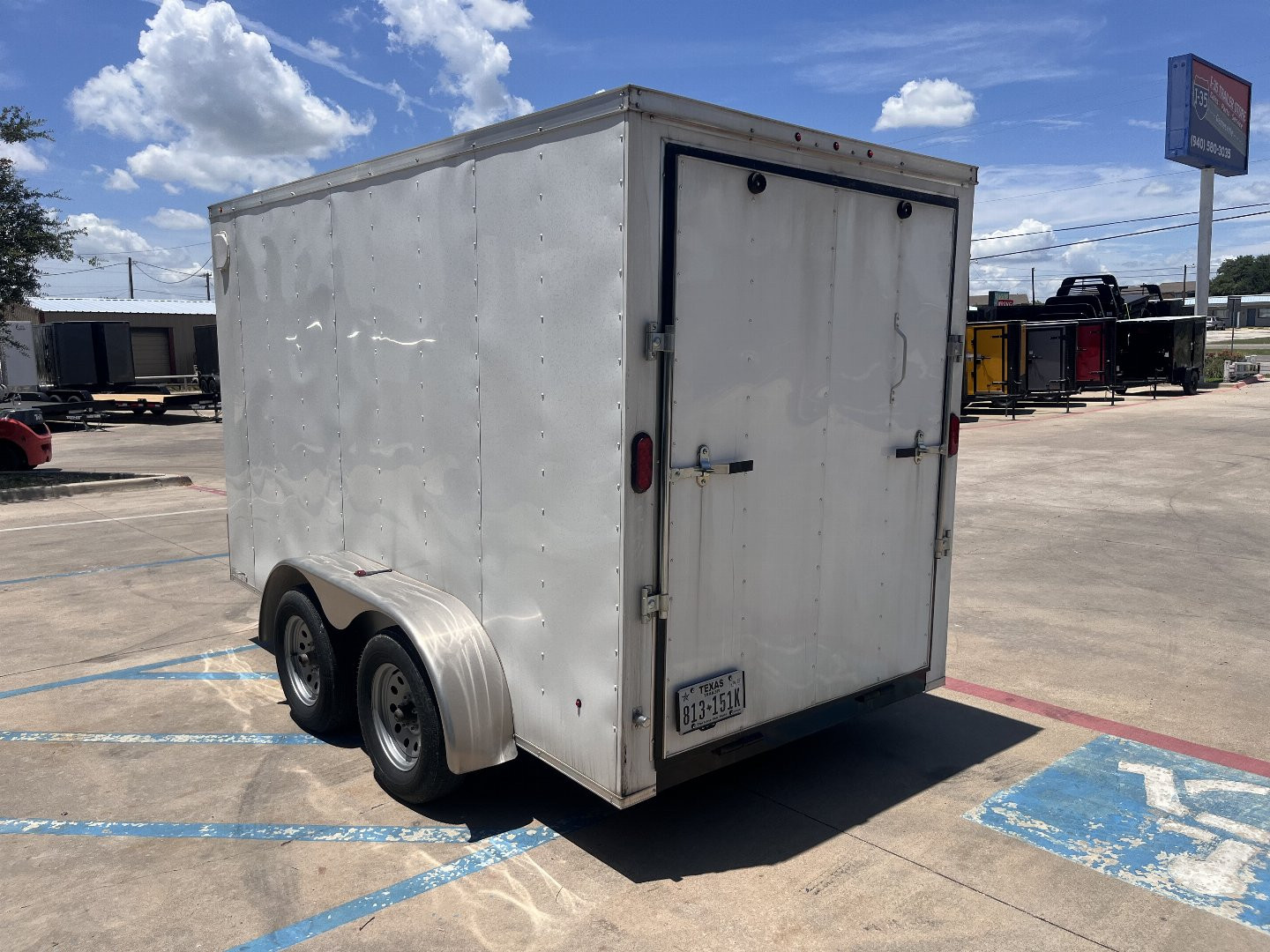 Used 2021 Salvation Trailers 6x12 Tandem axle Cargo / Enclosed Trailer