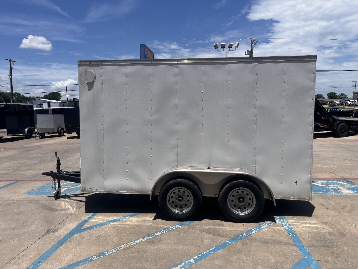 Used 2021 Salvation Trailers 6x12 Tandem axle Cargo / Enclosed Trailer