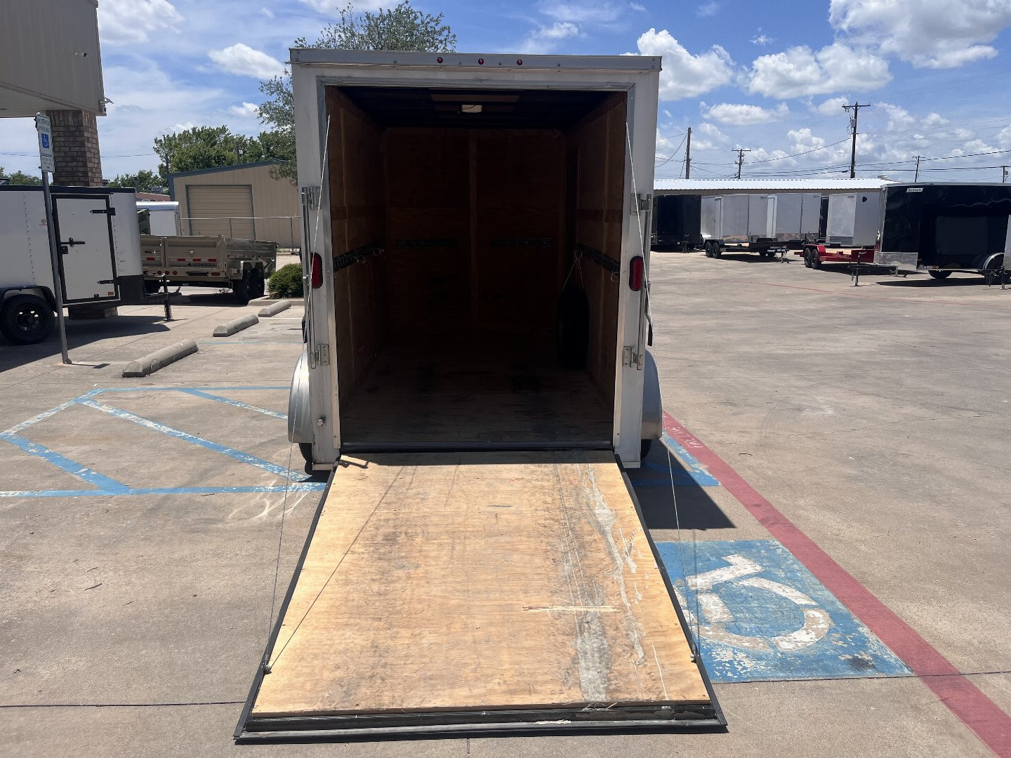 Used 2021 Salvation Trailers 6x12 Tandem axle Cargo / Enclosed Trailer