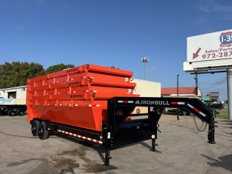 New 2025 Iron Bull DBG14 7x20 Dump Trailer