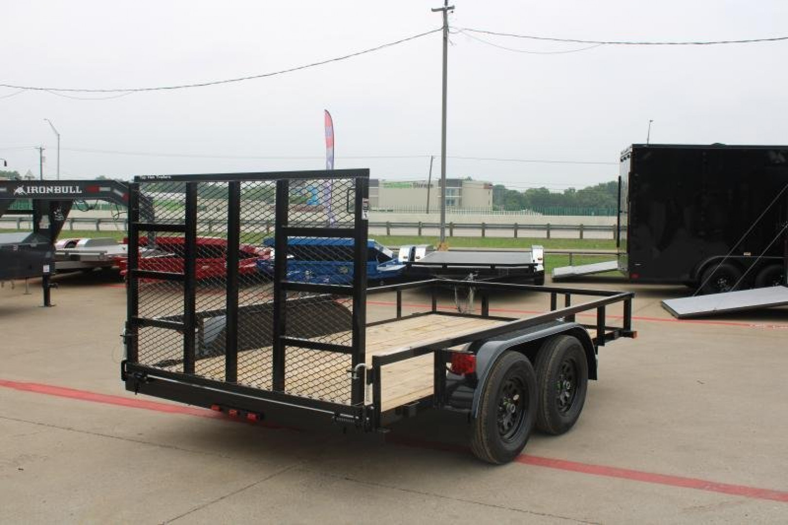 New 2025 Top Hat Trailers 12x77 LDX  Utility Trailer