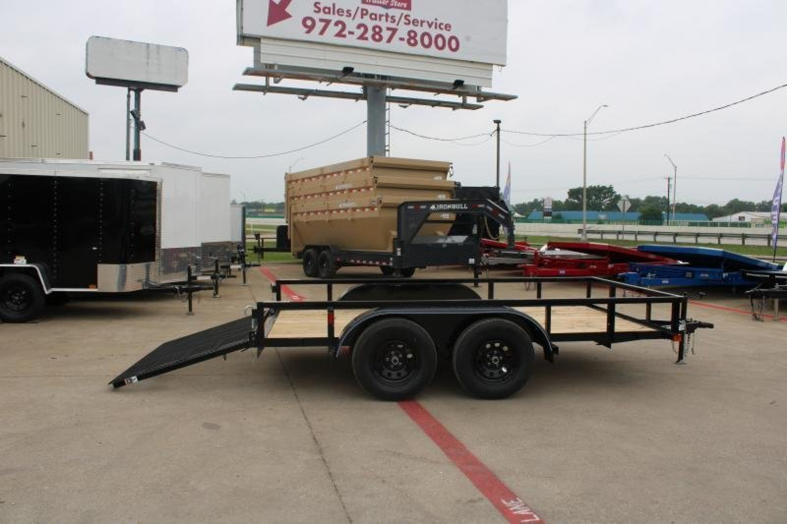 New 2025 Top Hat Trailers 12x77 LDX  Utility Trailer