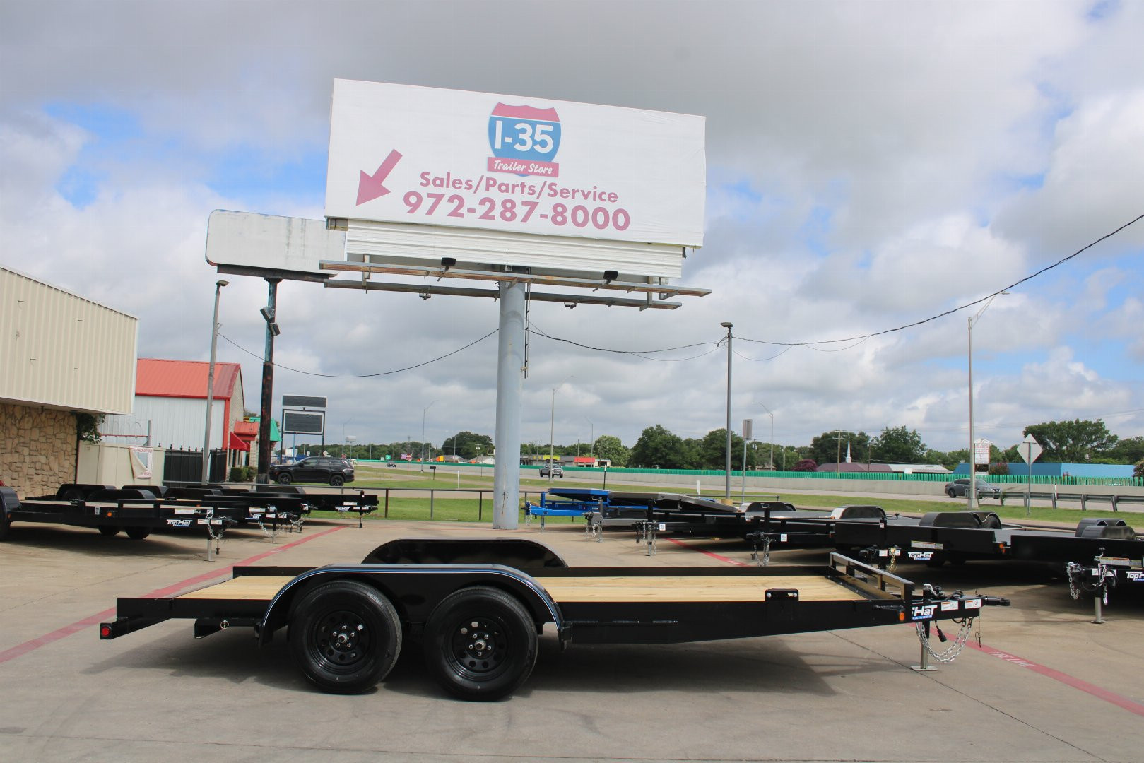 New 2025 TOP HAT TRAILERS 16'x83" CH Car Hauler