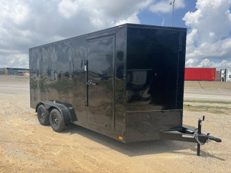 New 2025 Stallion Manufacturing LLC SM 7x16 Cargo / Enclosed Trailer