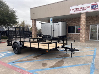 New 2025 Top Hat Trailers 6.5x12 DSA Utility Trailer