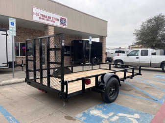 New 2025 Top Hat Trailers 6.5x12 DSA Utility Trailer