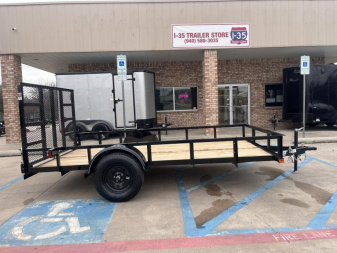 New 2025 Top Hat Trailers 6.5x12 DSA Utility Trailer