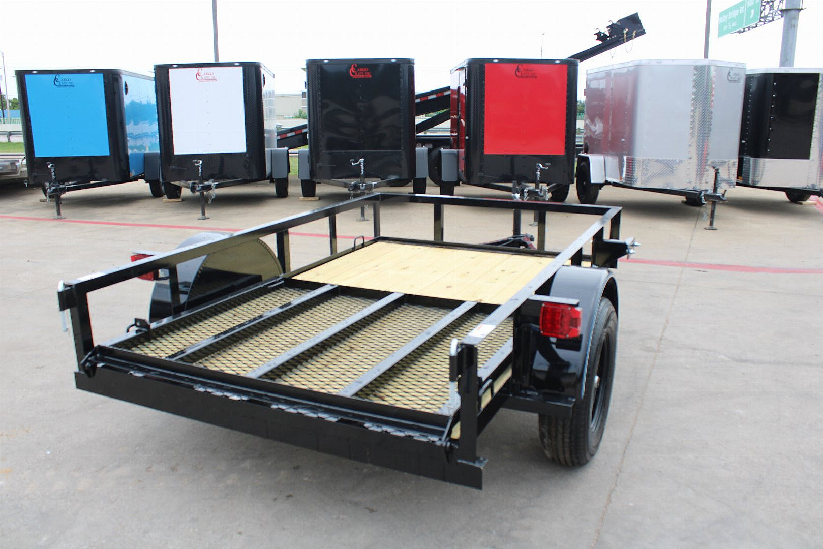 New 2025 TOP HAT TRAILERS 5'x8' Utility Trailer