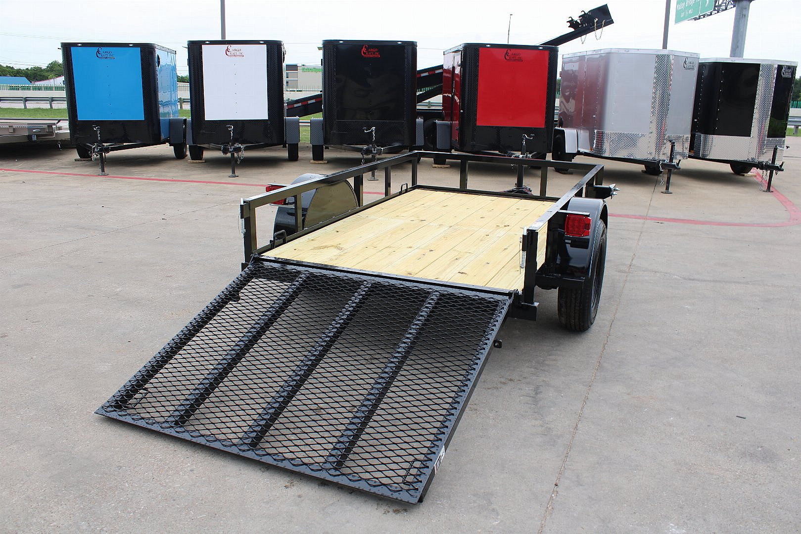 New 2025 TOP HAT TRAILERS 5'x8' Utility Trailer
