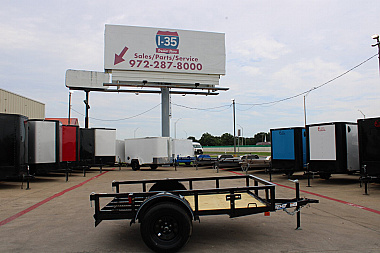 New 2025 TOP HAT TRAILERS 5'x8' Utility Trailer