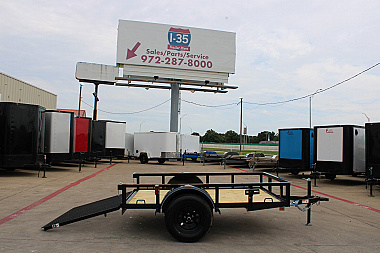 New 2025 TOP HAT TRAILERS 5'x8' Utility Trailer