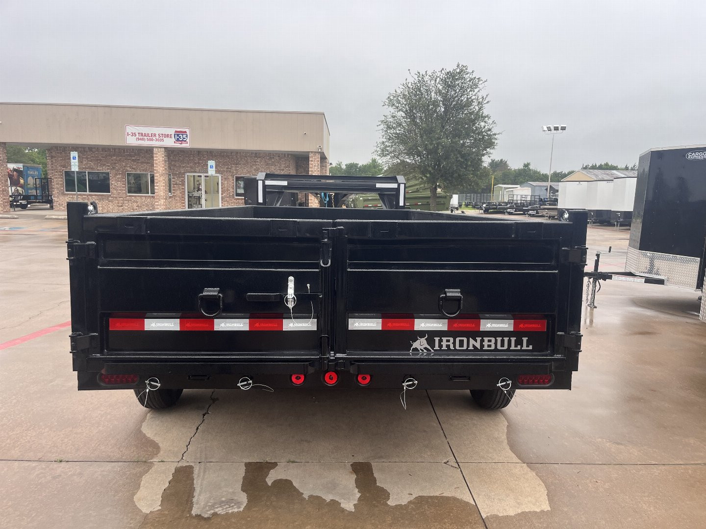 New 2026 IRON BULL DTG 7x16x2 Gooseneck Dump Trailer