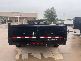 New 2026 IRON BULL DTG 7x16x2 Gooseneck Dump Trailer