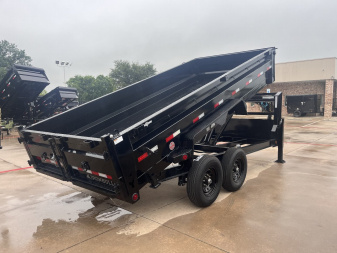 New 2026 IRON BULL DTG 7x16x2 Gooseneck Dump Trailer
