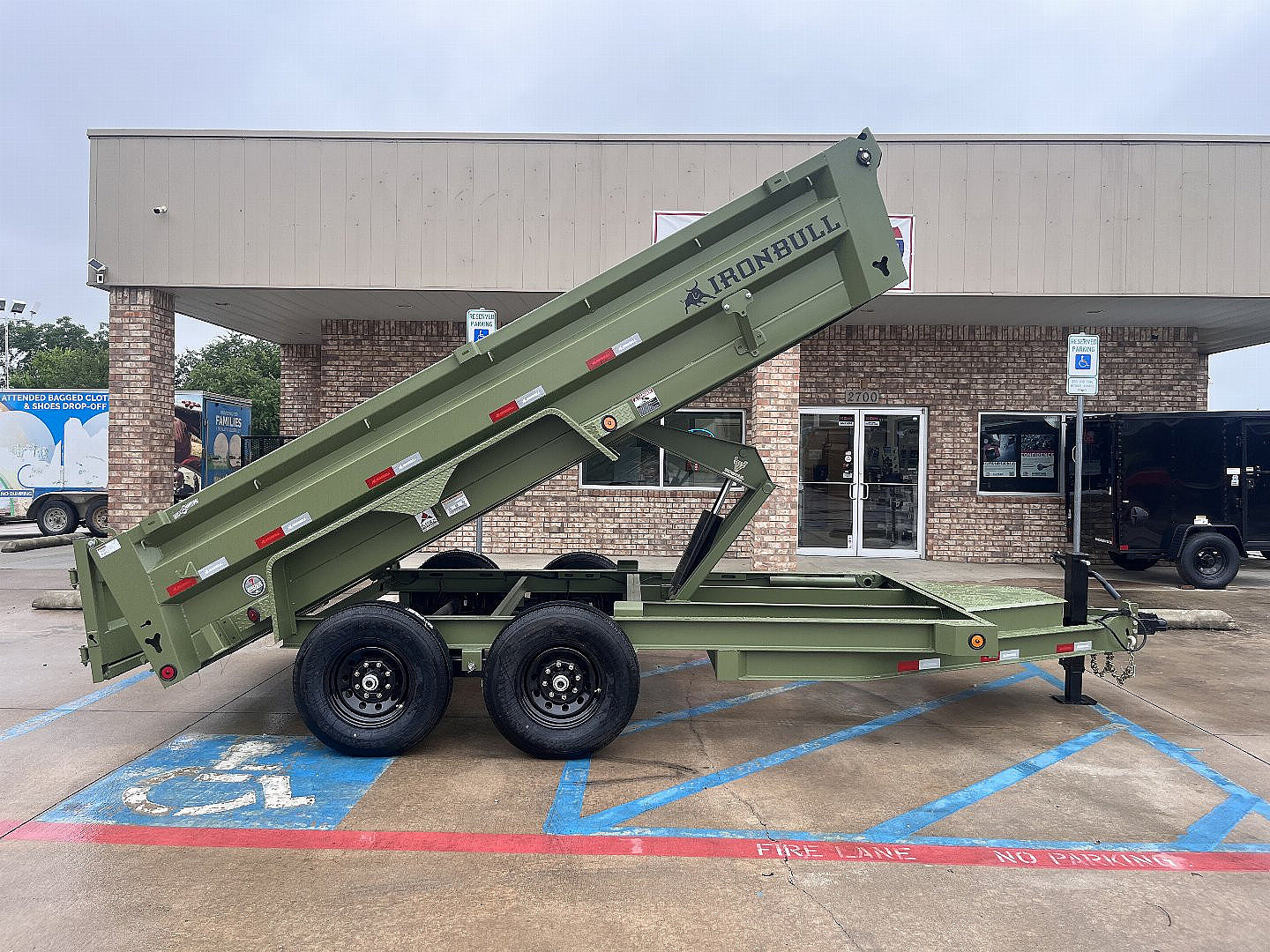 New 2026 Iron Bull 7x14 Dump Trailer