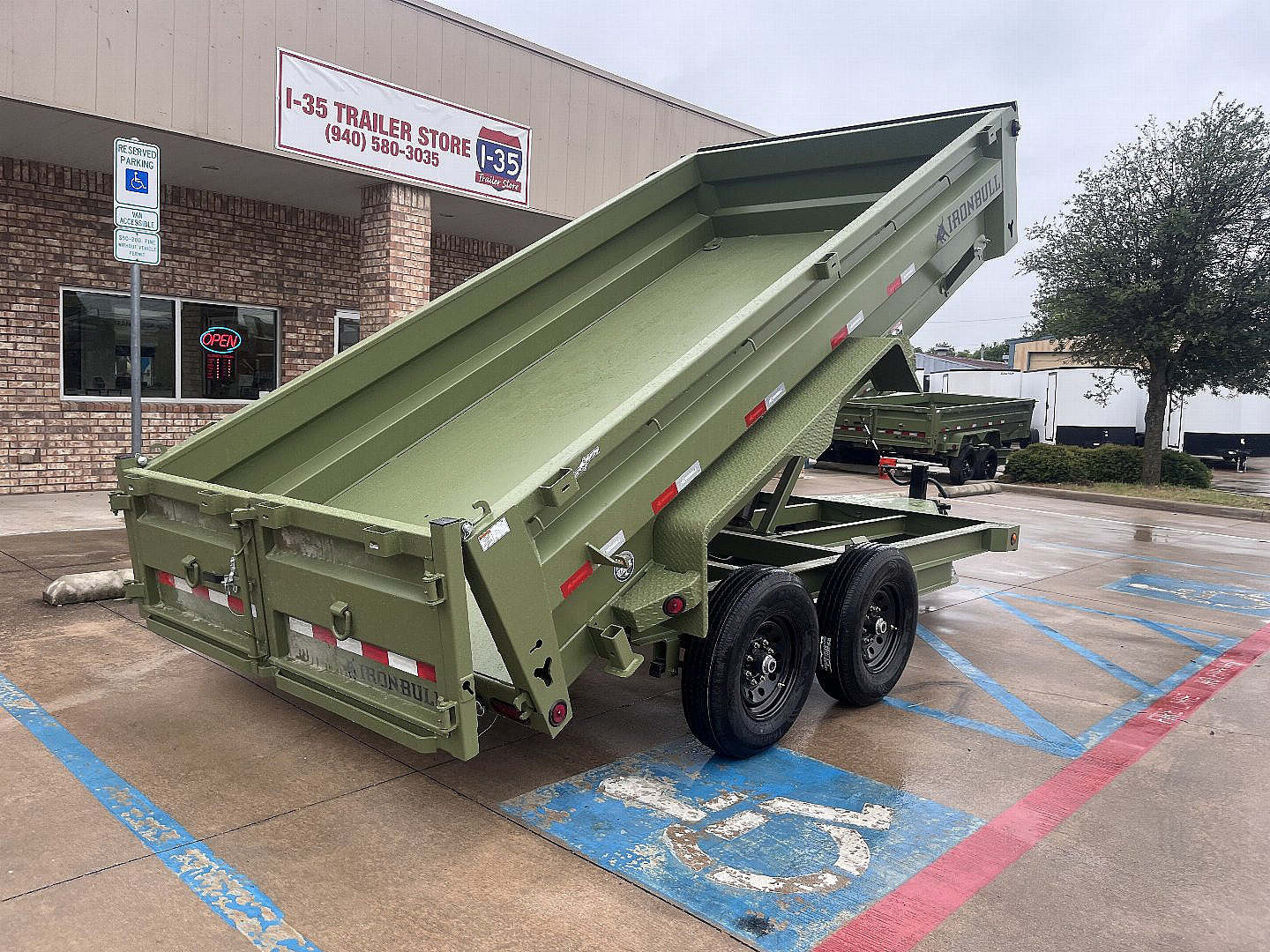 New 2026 Iron Bull 7x14 Dump Trailer