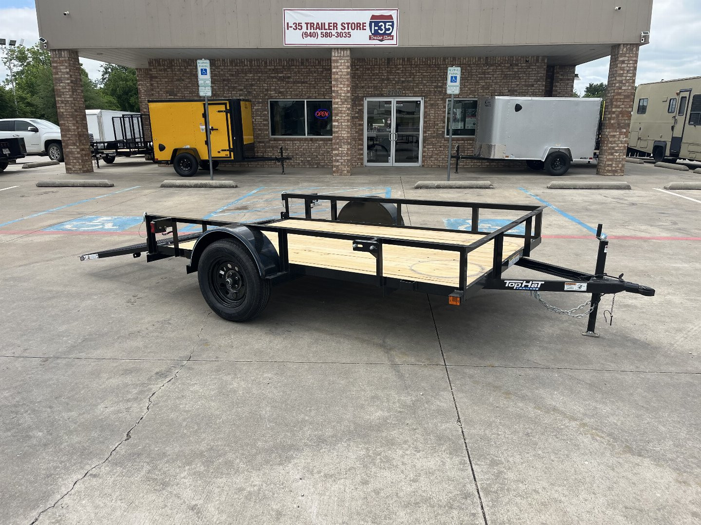 New 2025 TOP HAT 6.5x10 DSA Utility Trailer