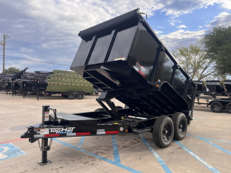 Used 2025 TOP HAT TRAILERS 7x12x4 DPX 140 Dump Trailer