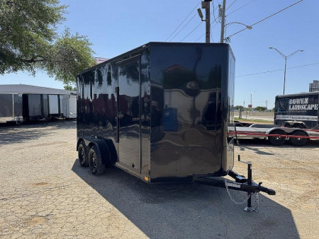New 2025 Stallion Manufacturing LLC TS 7x14 Cargo / Enclosed Trailer
