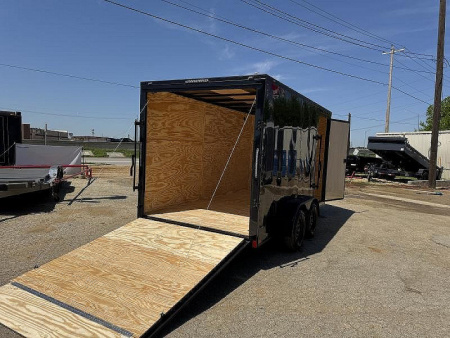 New 2025 Stallion Manufacturing LLC TS 7x14 Cargo / Enclosed Trailer