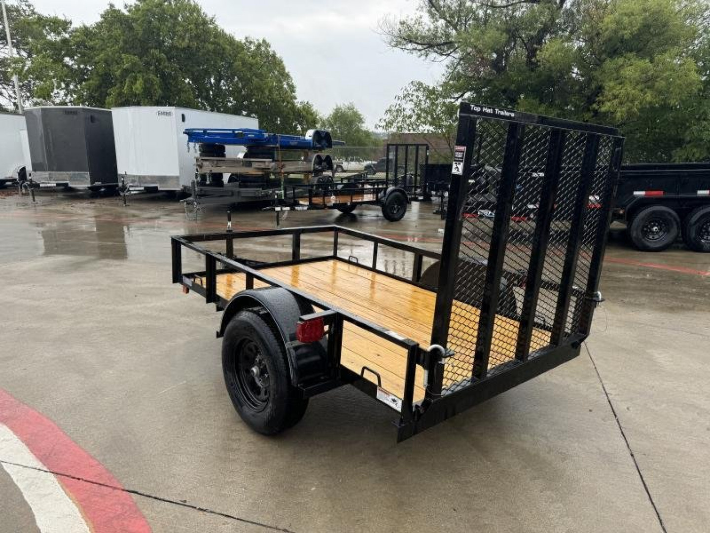 New 2025 Top Hat Trailers 8x60" X  Utility Trailer