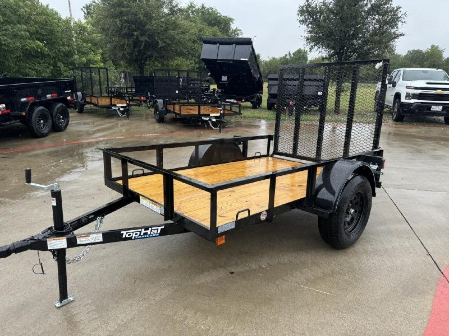 New 2025 Top Hat Trailers 8x60" X  Utility Trailer