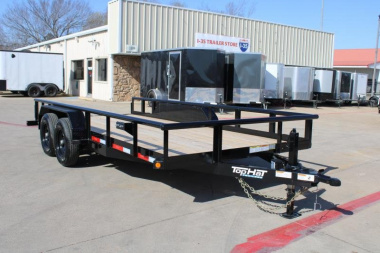 New 2025 Top Hat Trailers HEAVY PIPE 10K - 16x83  HP 10.4K Equipment Trailer