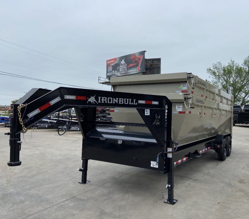 New 2025 Iron Bull DBG14 83x20 Dump with 2 Bins