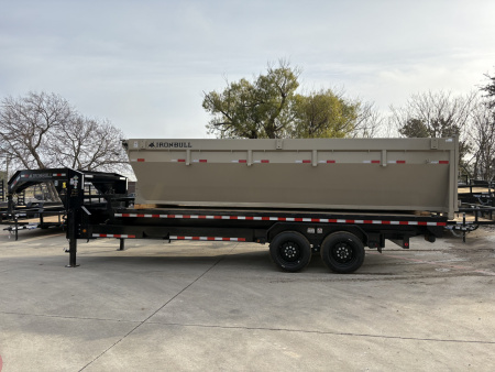 New 2025 Iron Bull DBG14 83x20 Dump with Flatdeck and 1x Bin
