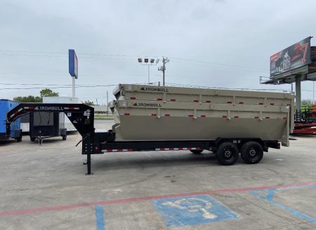 New 2025 Iron Bull DBG14 83x20 Dump with 2 Bins