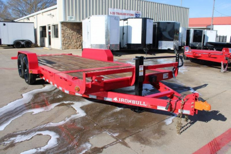 New 2025 Iron Bull TLB 83 X20' - 14,000lb GVWR Tandem Axle Low-Pro Tilt  Equipment Trailer