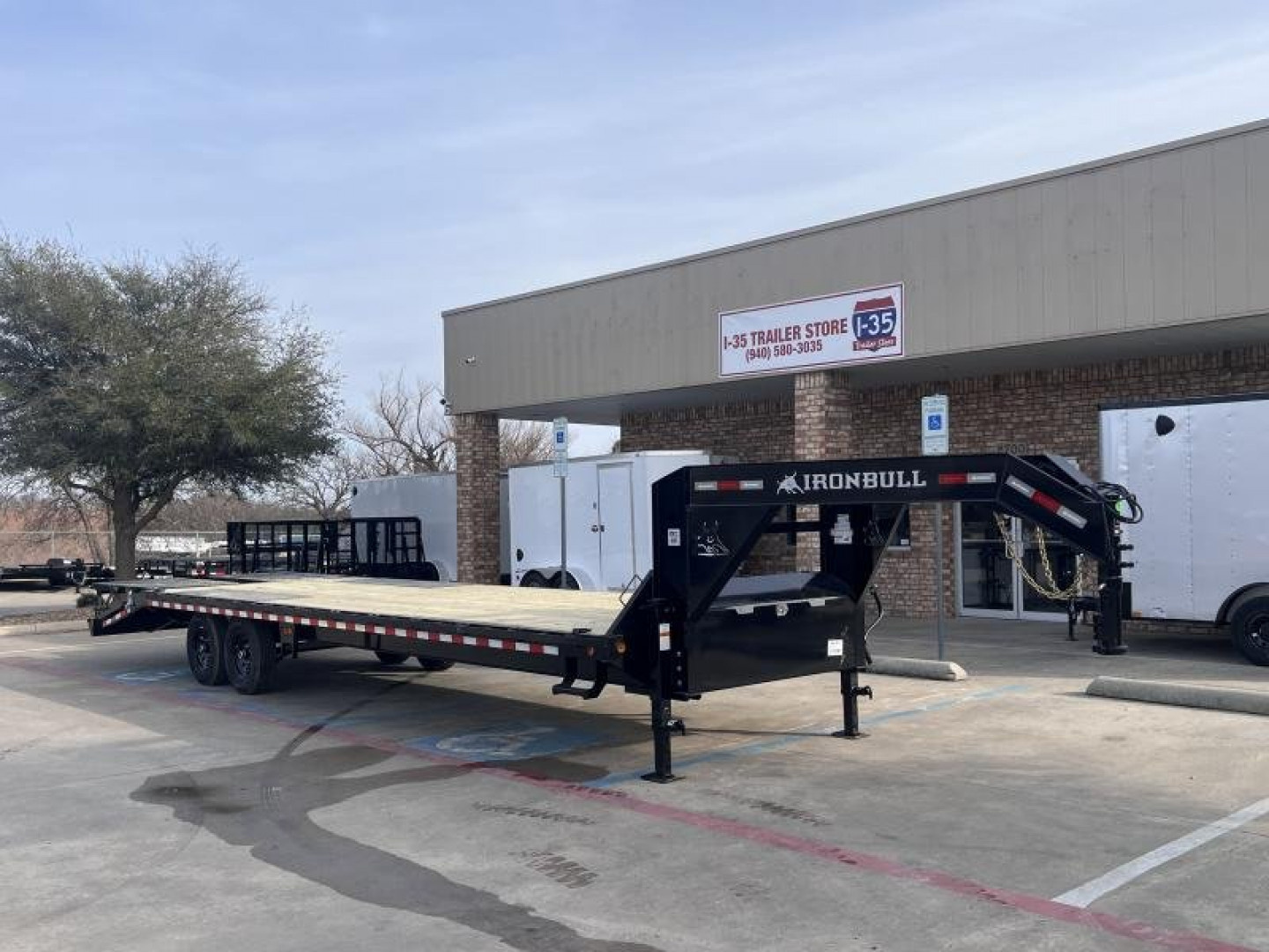 New 2025 Iron Bull FDG14 102x30  Equipment Trailer