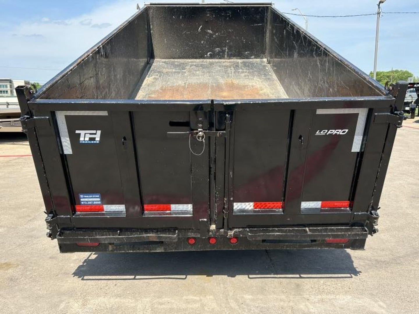 Used 2025 Top Hat Trailers 7x16 DPX 140 Dump Trailer