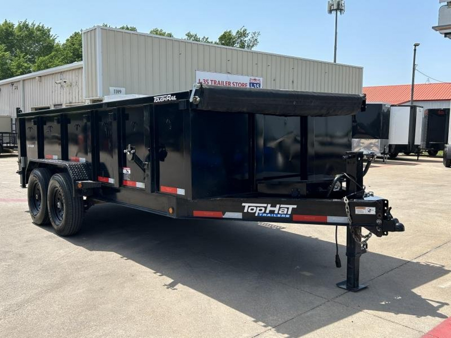 Used 2025 Top Hat Trailers 7x16 DPX 140 Dump Trailer