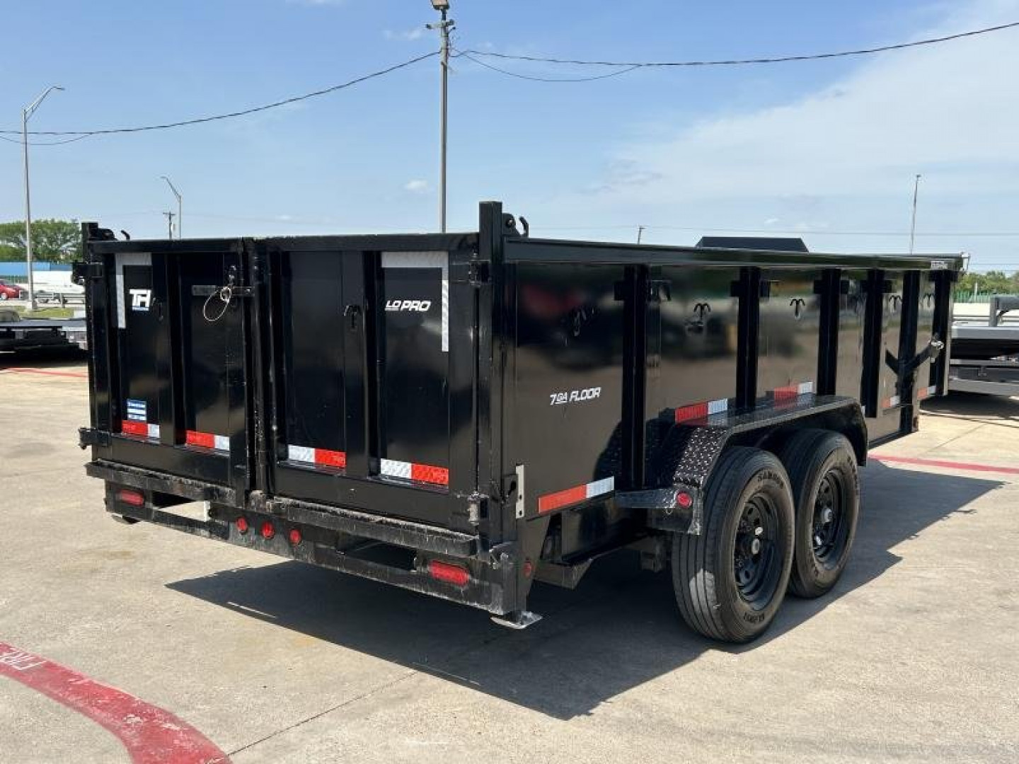 Used 2025 Top Hat Trailers 7x16 DPX 140 Dump Trailer