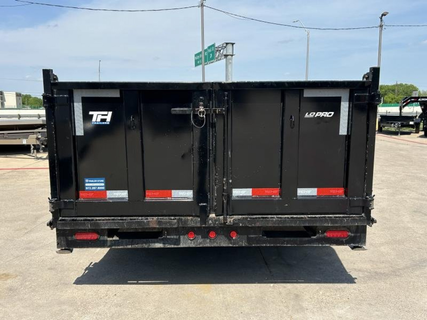 Used 2025 Top Hat Trailers 7x16 DPX 140 Dump Trailer
