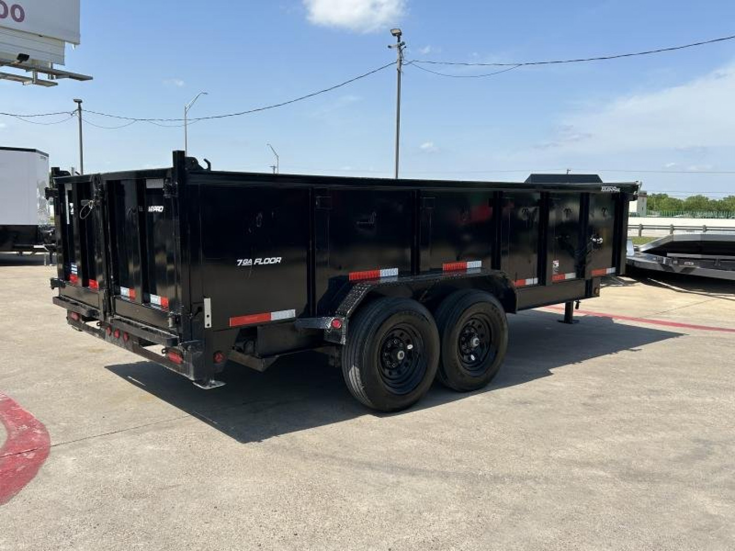 Used 2025 Top Hat Trailers 7x16 DPX 140 Dump Trailer