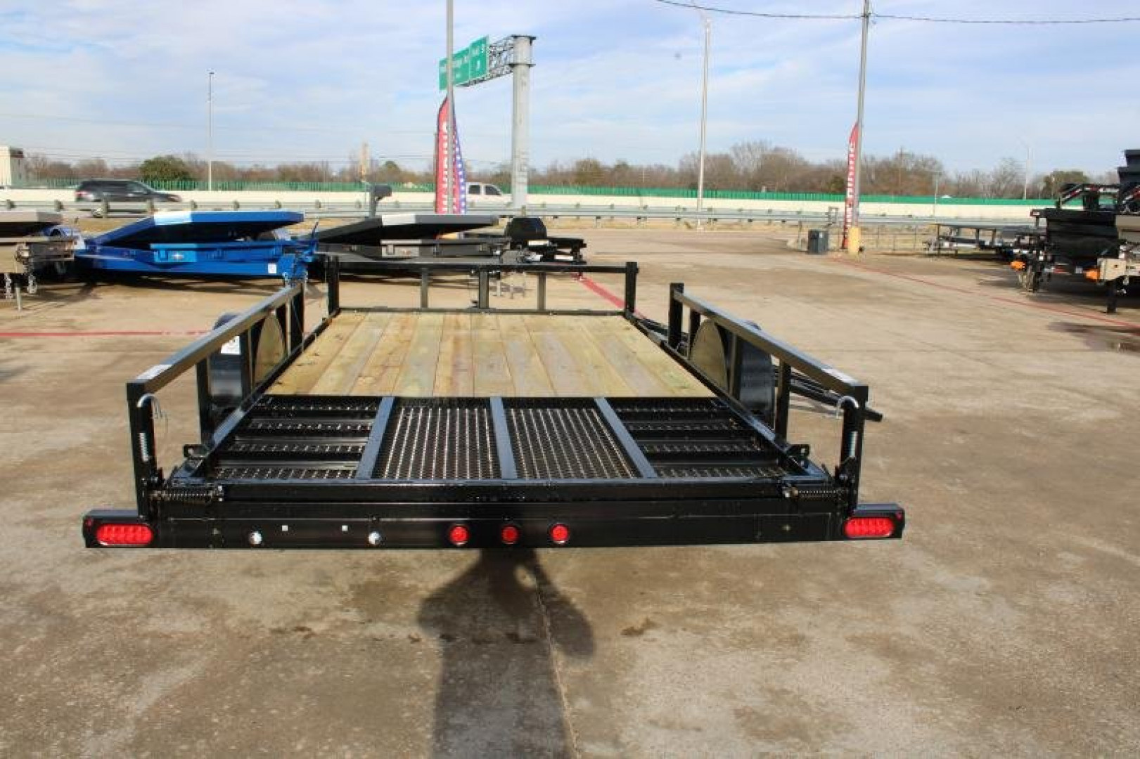 New 2025 Top Hat Trailers 83x14 QH Utility Trailer