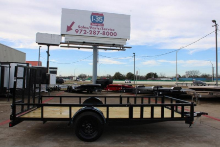 New 2025 Top Hat Trailers 83x14 QH Utility Trailer