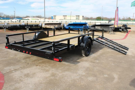 New 2025 Top Hat Trailers 83x14 QH Utility Trailer