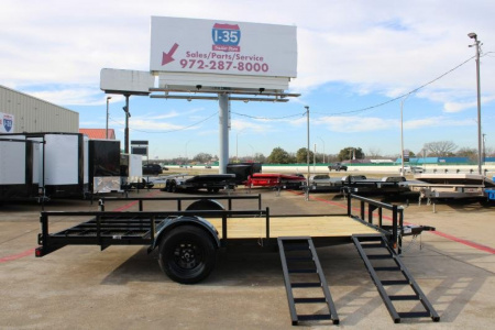 New 2025 Top Hat Trailers 83x14 QH Utility Trailer