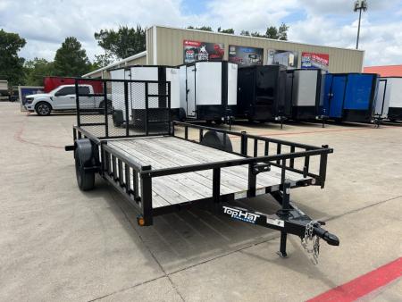 New 2025 Top Hat Trailers 83x14 QH Utility Trailer