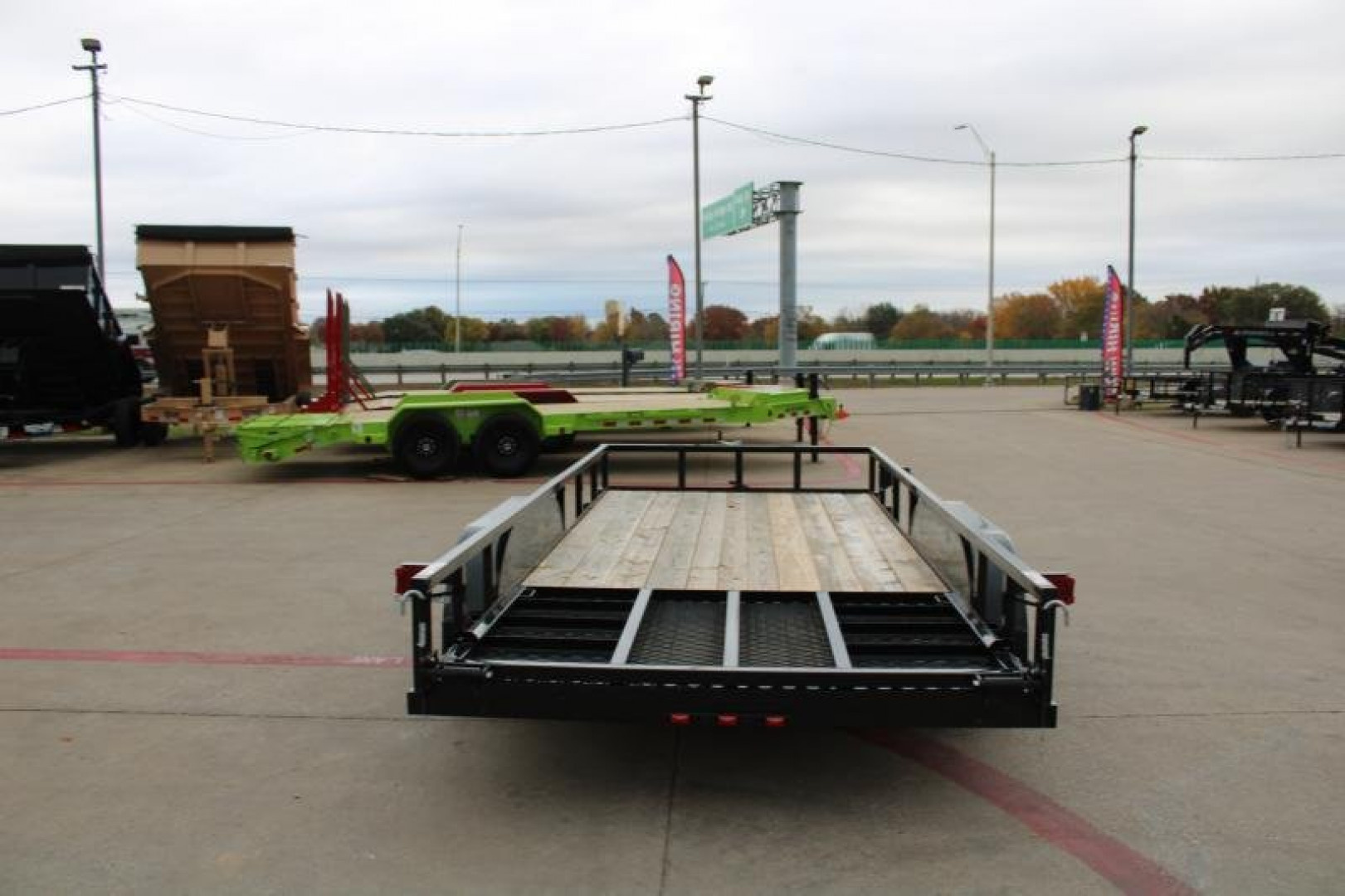 New 2025 Top Hat Trailers 16x77" LDX (No Brakes w Ramp)