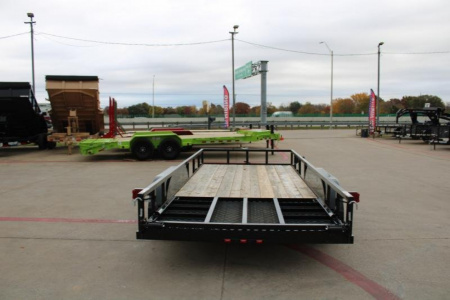 New 2025 Top Hat Trailers 16x77" LDX (No Brakes w Ramp)