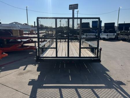 New 2025 Top Hat Trailers 16x77" LDX (No Brakes w Ramp)