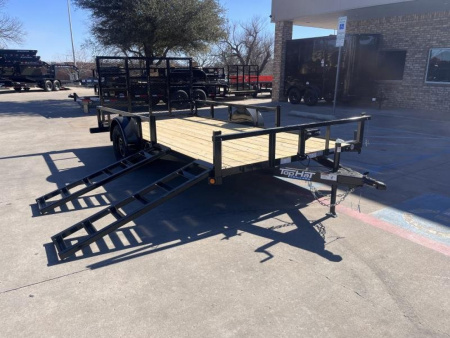 New 2025 Top Hat Trailers 83x14 QH Utility Trailer