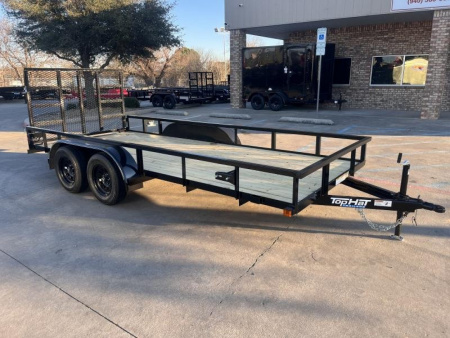 New 2025 Top Hat Trailers 16x77  LDX (No Brakes)  Utility Trailer